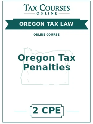 Oregon Tax Penalties course cover