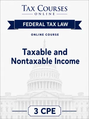 Taxable and Nontaxable Income course cover