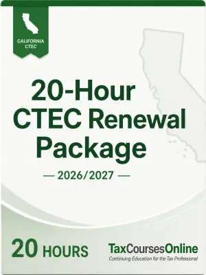 20-Hour CTEC Renewal Package 2026/2027