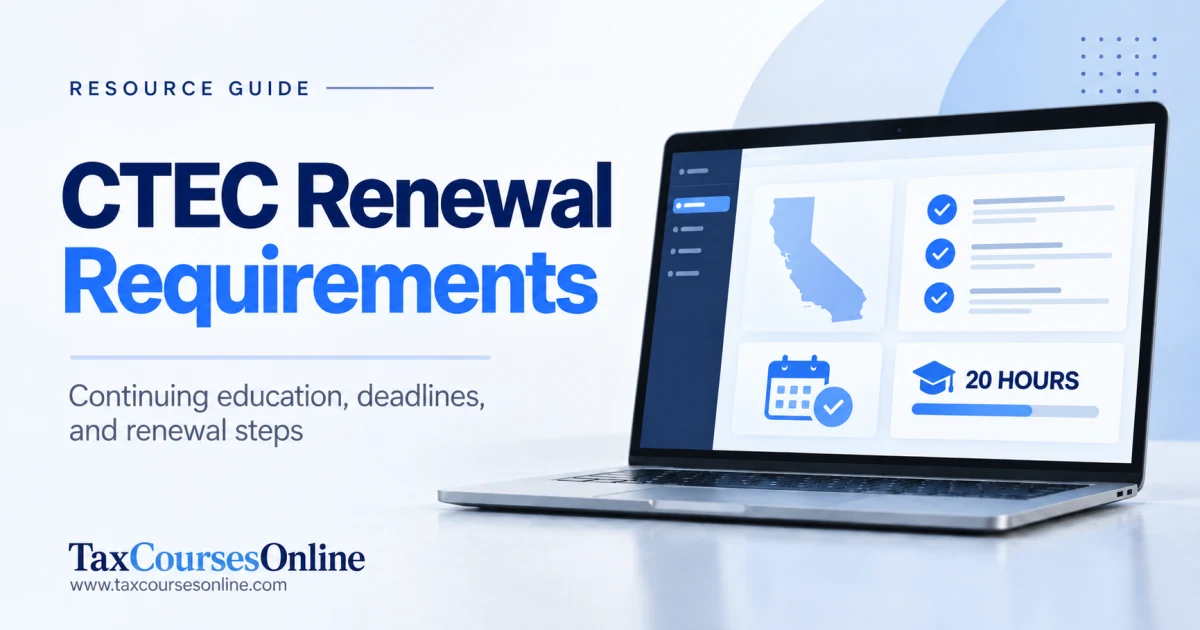CTEC Renewal Requirements and Continuing Education Guide